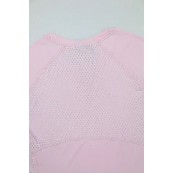 Columbia Women Maplegate Light Pink Short Sleeve Shirt M Active Fit Omni Wick - Picture 10 of 13